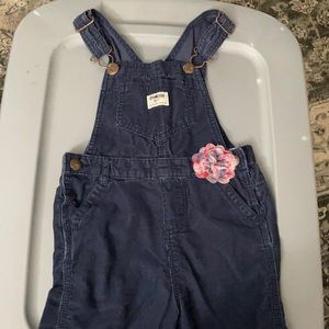 Blue corduroy overalls, OshKosh 5T